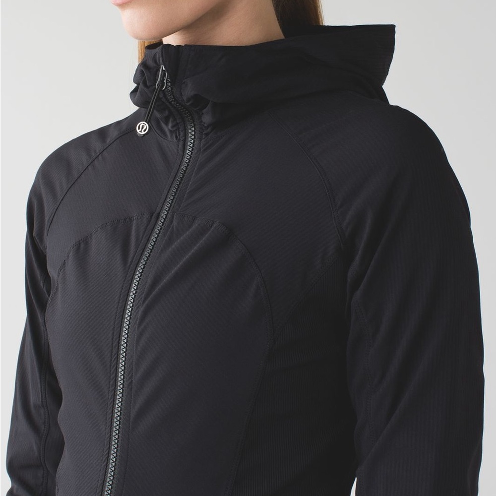 Lululemon In Flux Reversible Zip-Up Hooded Jacket | Black | Sz 6